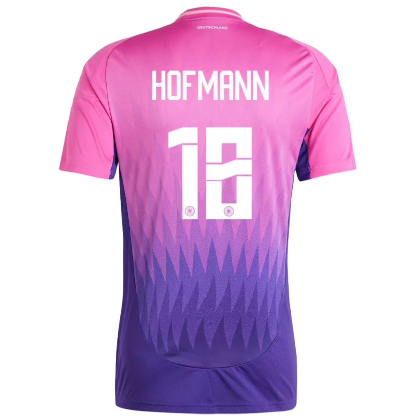 Danxen Kid Germany Jonas Hofmann #18 Pink Purple Away Jersey 24-26 T-Shirt