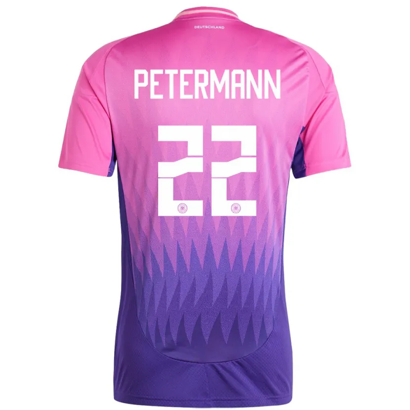 Danxen Kid Germany Lena Petermann #22 Pink Purple Away Jersey 24-26 T-Shirt