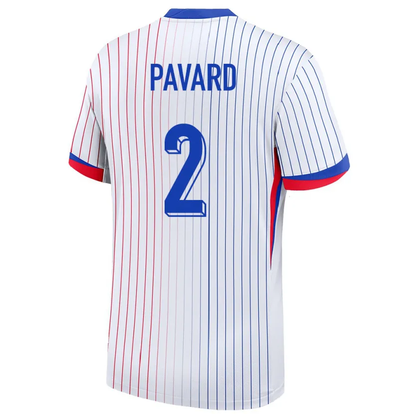 Danxen Kid France Benjamin Pavard #2 White Away Jersey 24-26 T-Shirt