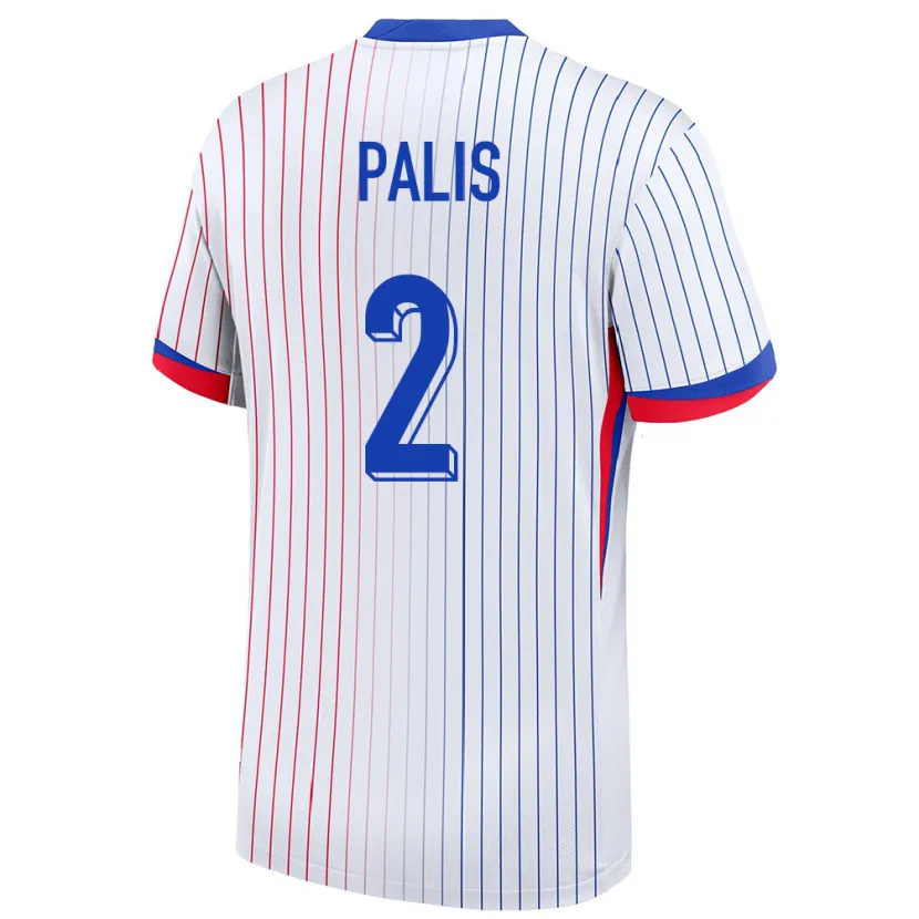 Danxen Kid France Ella Palis #2 White Away Jersey 24-26 T-Shirt