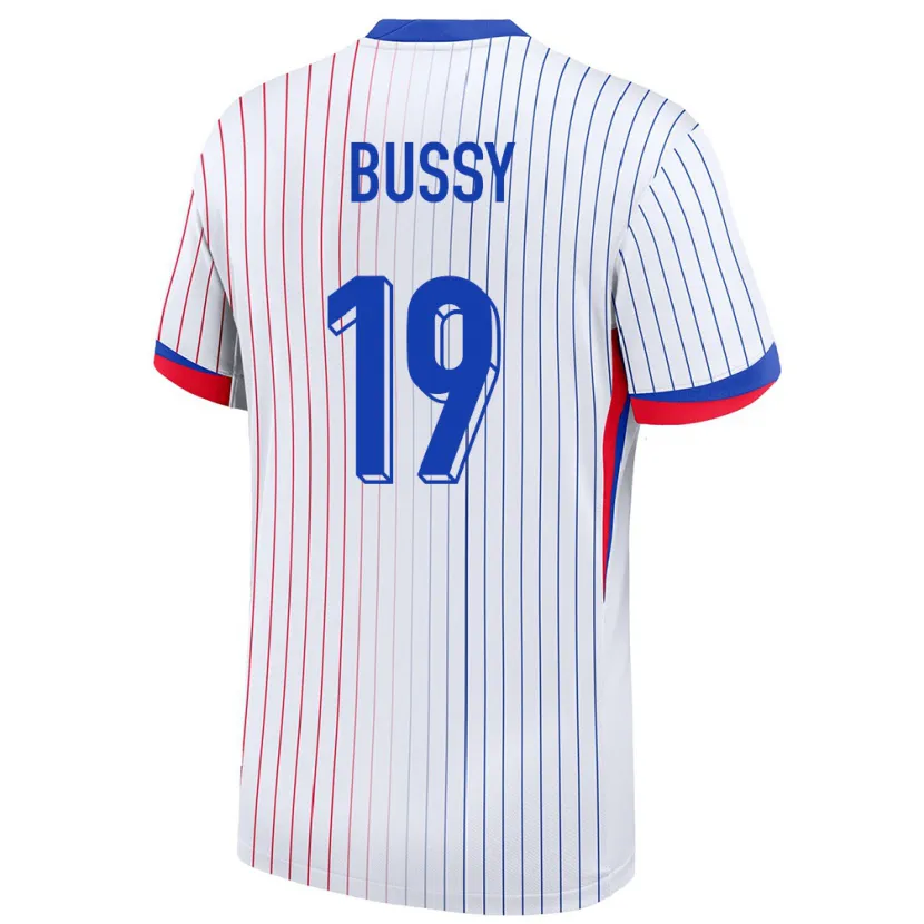 Danxen Kid France Kessya Bussy #19 White Away Jersey 24-26 T-Shirt