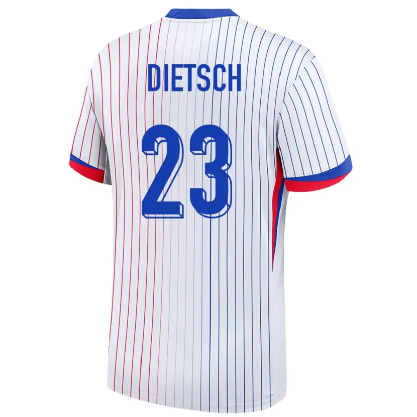 Danxen Kid France Guillaume Dietsch #23 White Away Jersey 24-26 T-Shirt