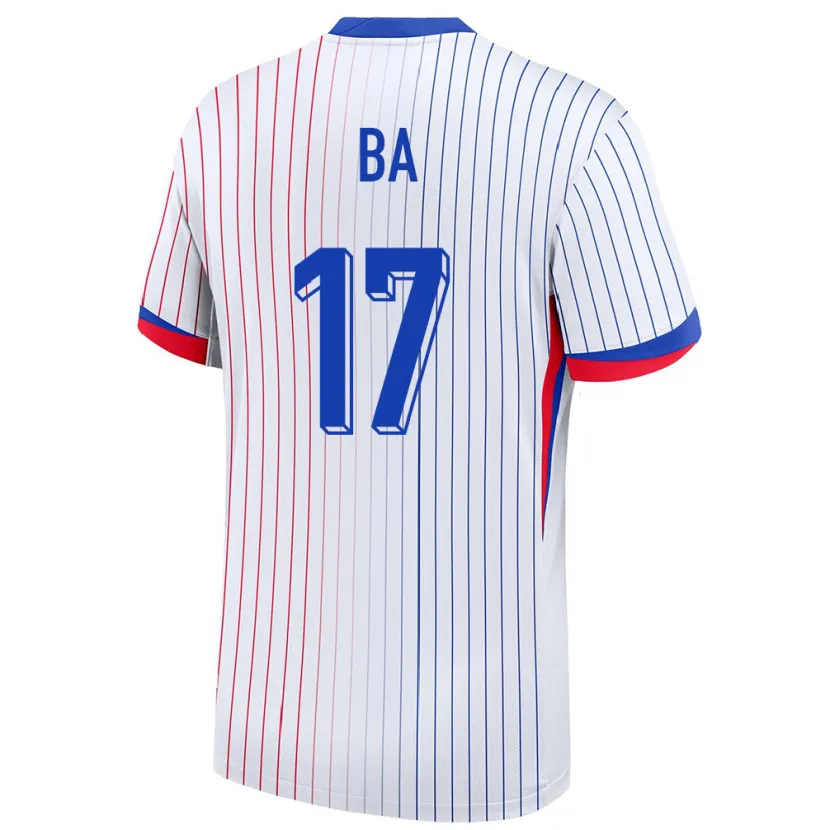 Danxen Kid France Abdoullah Ba #17 White Away Jersey 24-26 T-Shirt