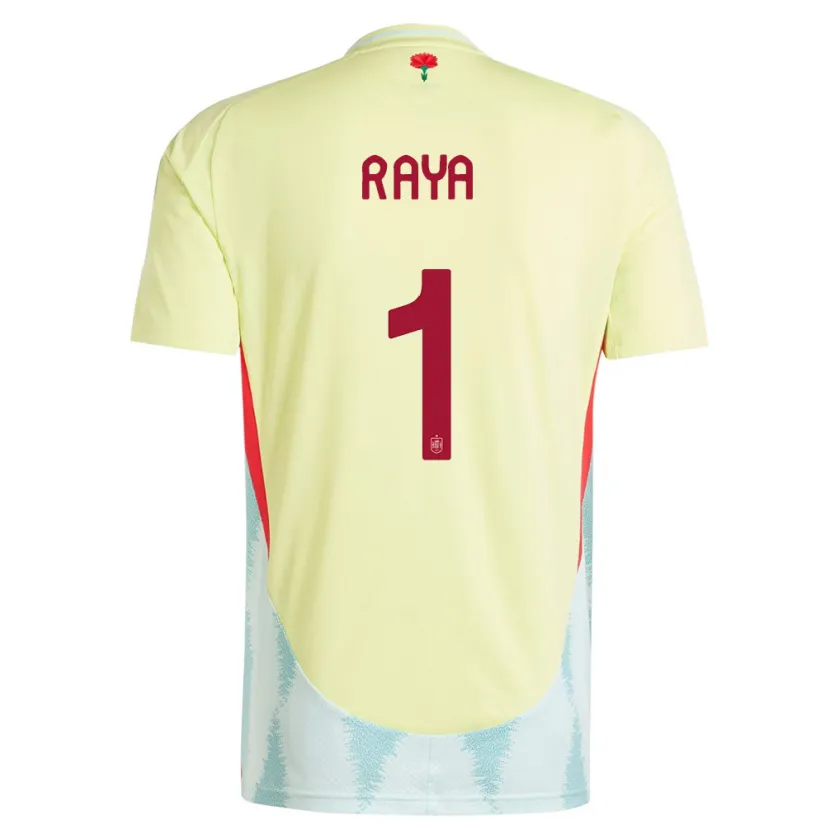 Danxen Kid Spain David Raya #1 Yellow Away Jersey 24-26 T-Shirt