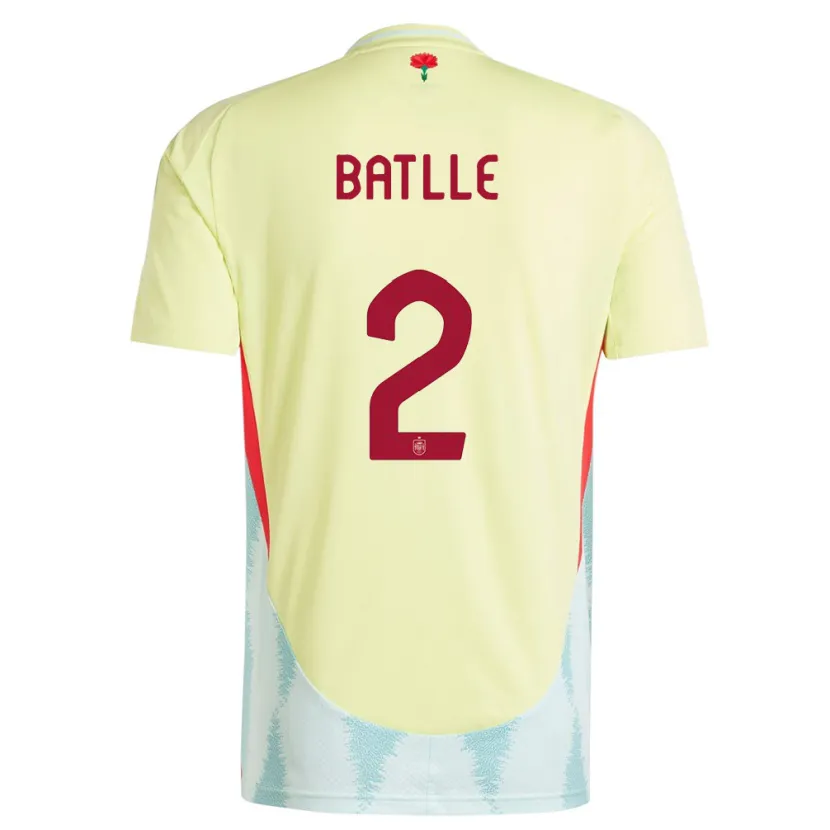 Danxen Kid Spain Ona Batlle #2 Yellow Away Jersey 24-26 T-Shirt