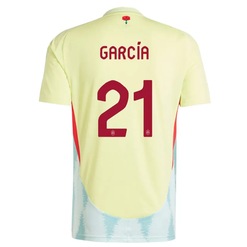 Danxen Kid Spain Sheila Garcia #21 Yellow Away Jersey 24-26 T-Shirt