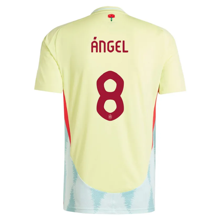 Danxen Kid Spain Manuel Angel #8 Yellow Away Jersey 24-26 T-Shirt