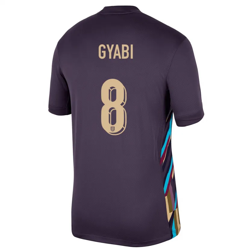 Danxen Kid England Darko Gyabi #8 Dark Raisin Away Jersey 24-26 T-Shirt