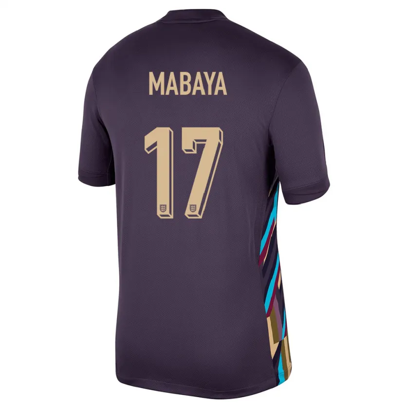 Danxen Kid England Isaac Mabaya #17 Dark Raisin Away Jersey 24-26 T-Shirt