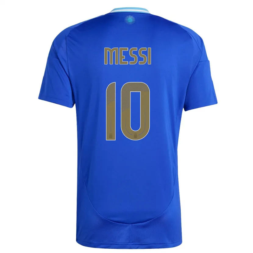 Danxen Kid Argentina Lionel Messi #10 Blue Away Jersey 24-26 T-Shirt