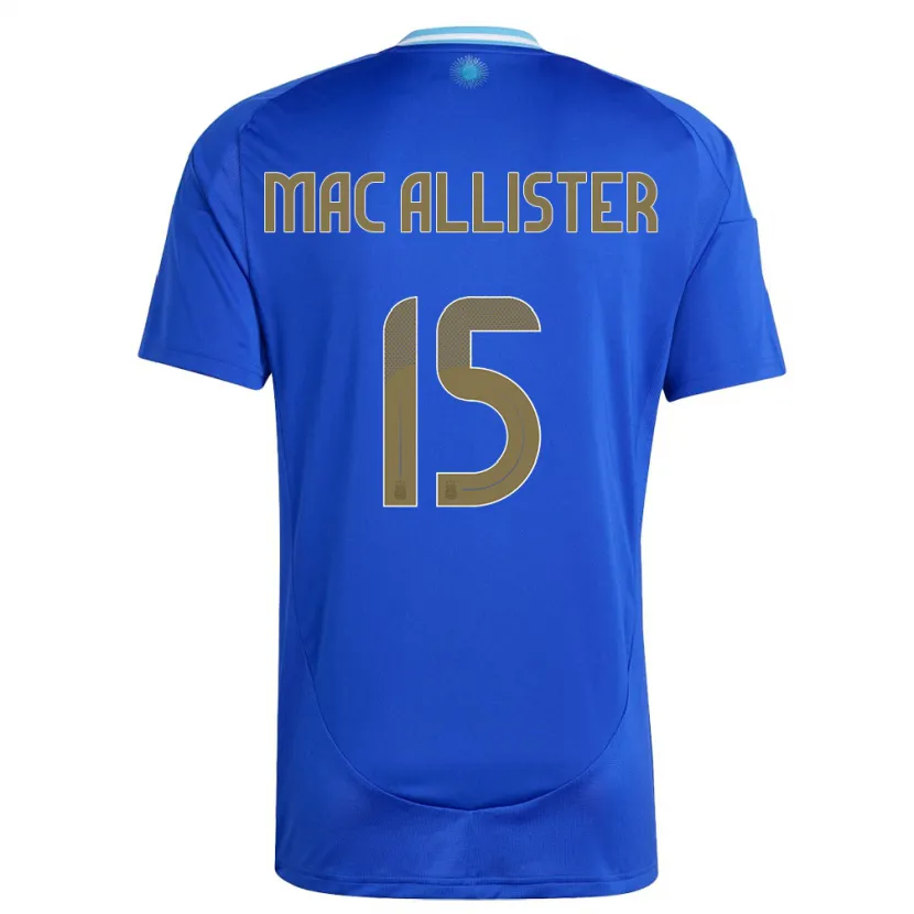 Danxen Kid Argentina Alexis Mac Allister #15 Blue Away Jersey 24-26 T-Shirt