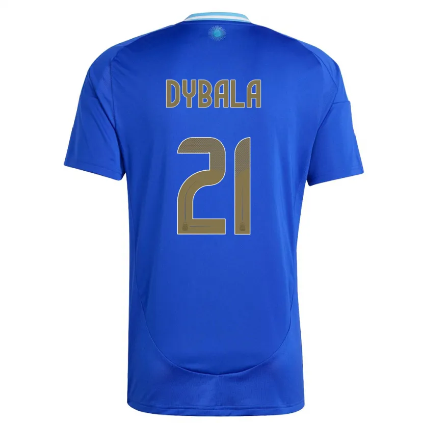 Danxen Kid Argentina Paulo Dybala #21 Blue Away Jersey 24-26 T-Shirt