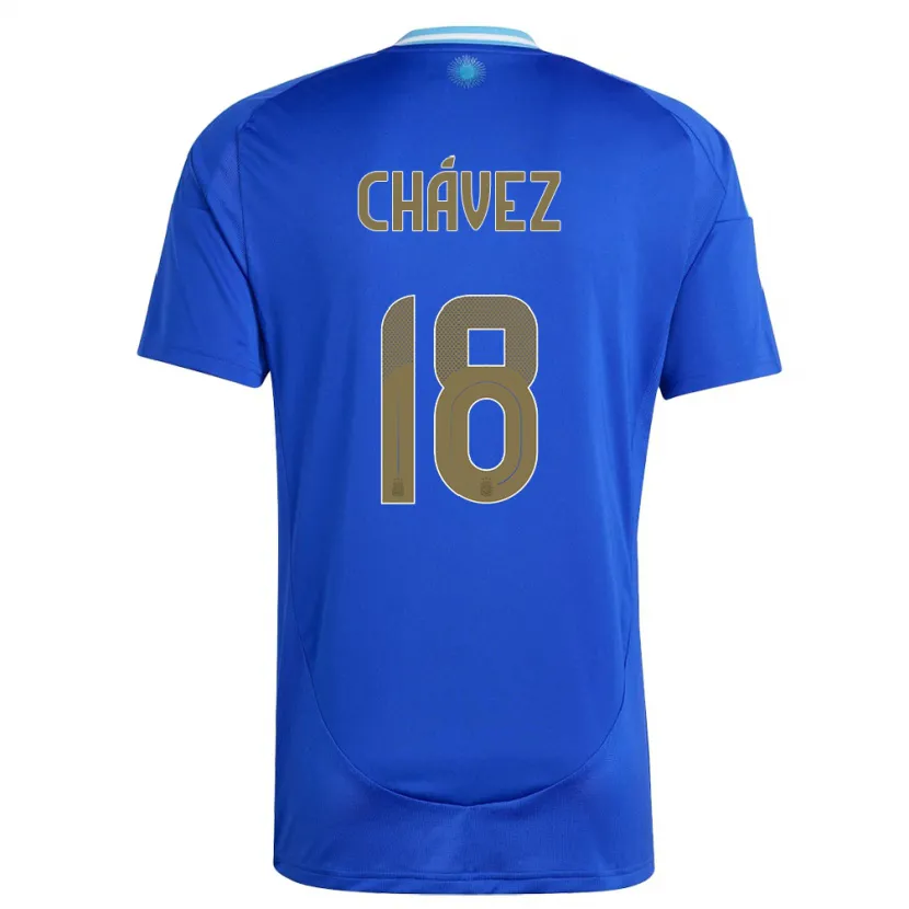 Danxen Kid Argentina Gabriela Chavez #18 Blue Away Jersey 24-26 T-Shirt