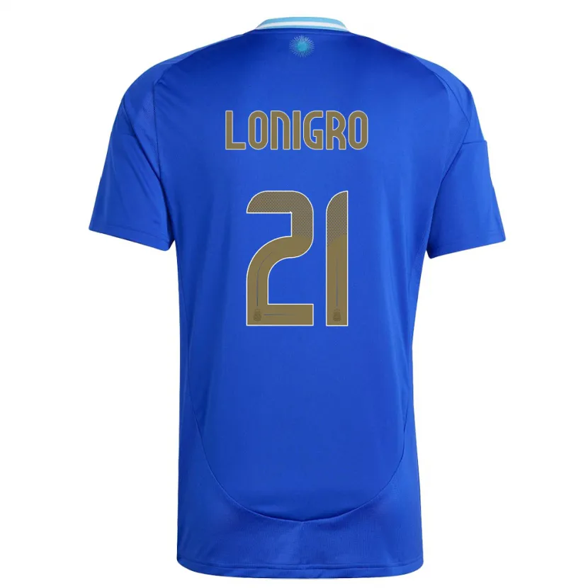 Danxen Kid Argentina Erica Lonigro #21 Blue Away Jersey 24-26 T-Shirt