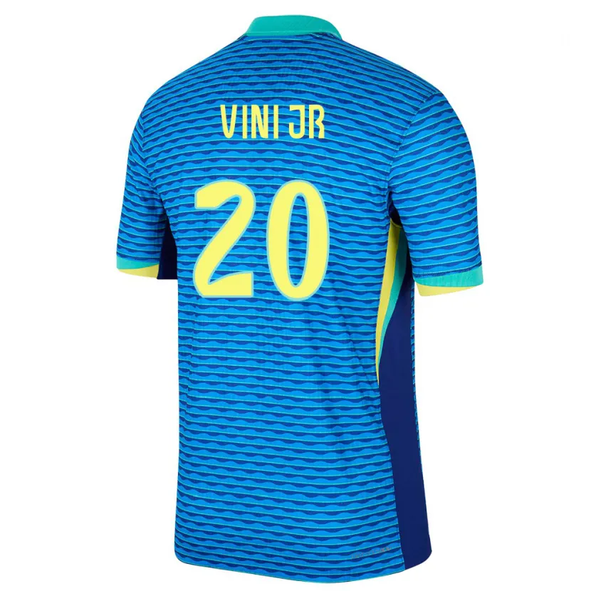 Danxen Kid Brazil Vinicius Junior #20 Blue Away Jersey 24-26 T-Shirt