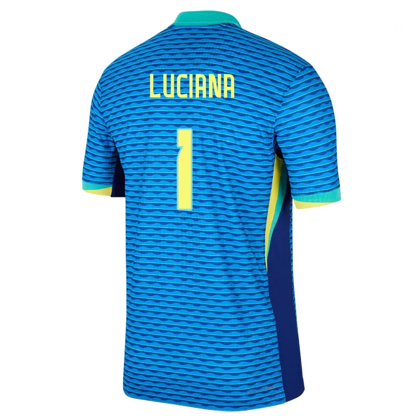 Danxen Kid Brazil Luciana #1 Blue Away Jersey 24-26 T-Shirt