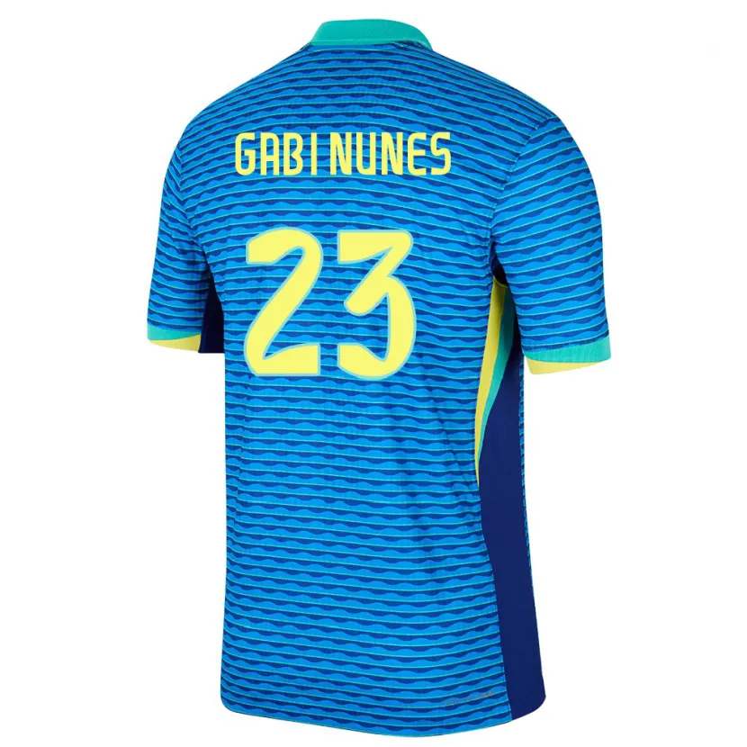 Danxen Kid Brazil Gabi Nunes #23 Blue Away Jersey 24-26 T-Shirt