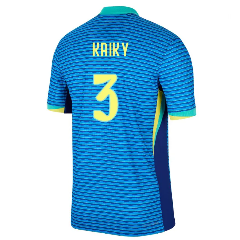 Danxen Kid Brazil Kaiky #3 Blue Away Jersey 24-26 T-Shirt