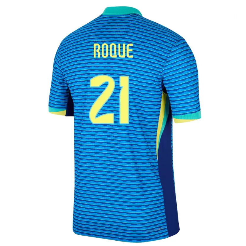 Danxen Kid Brazil Vitor Roque #21 Blue Away Jersey 24-26 T-Shirt