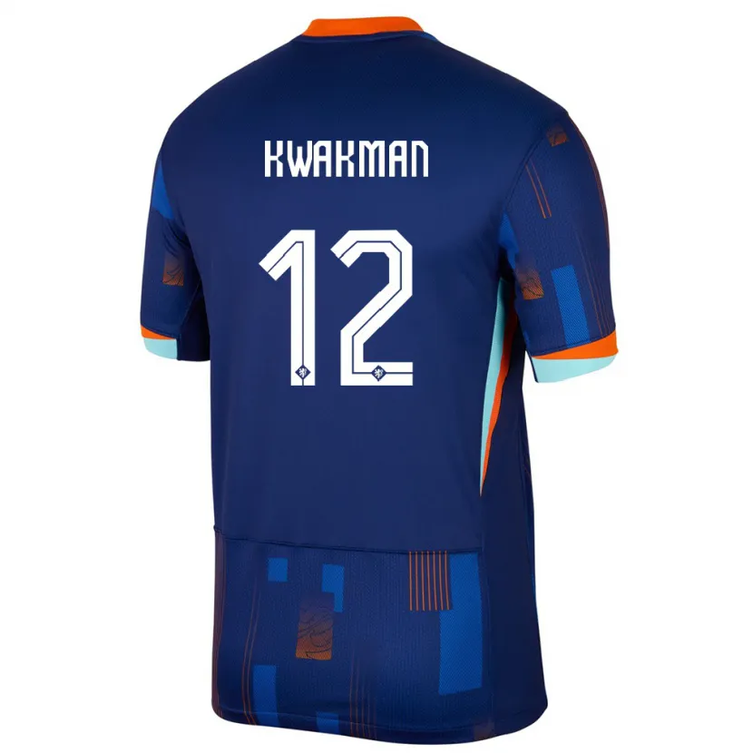 Danxen Kid Netherlands Dave Kwakman #12 Blue Away Jersey 24-26 T-Shirt