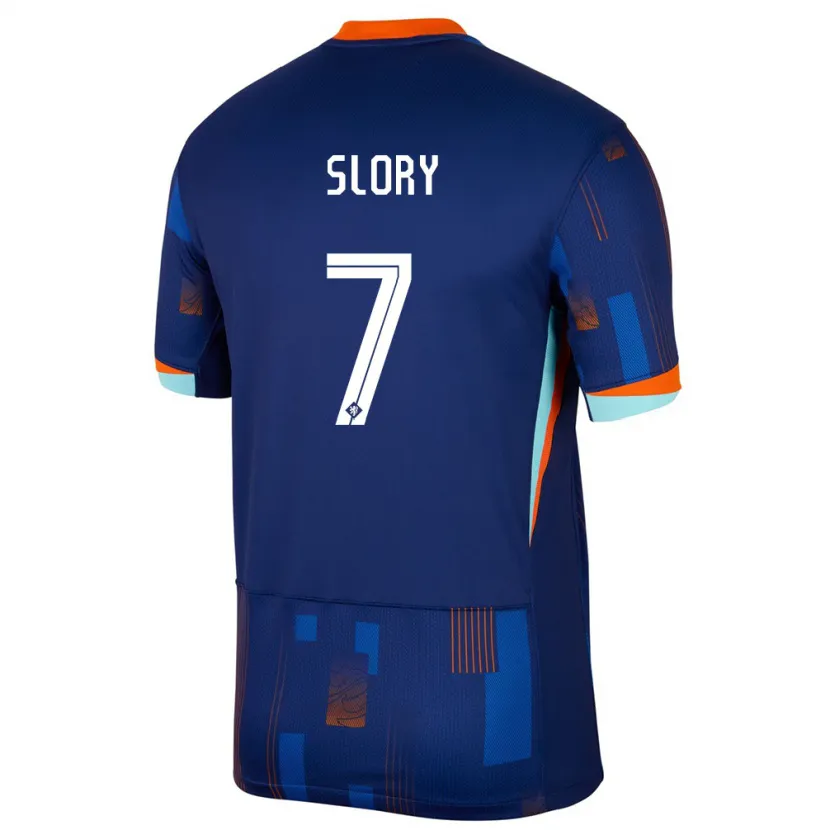 Danxen Kid Netherlands Jaden Slory #7 Blue Away Jersey 24-26 T-Shirt