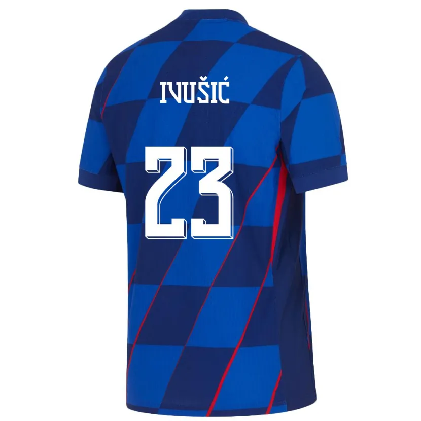 Danxen Kid Croatia Ivica Ivusic #23 Blue Away Jersey 24-26 T-Shirt