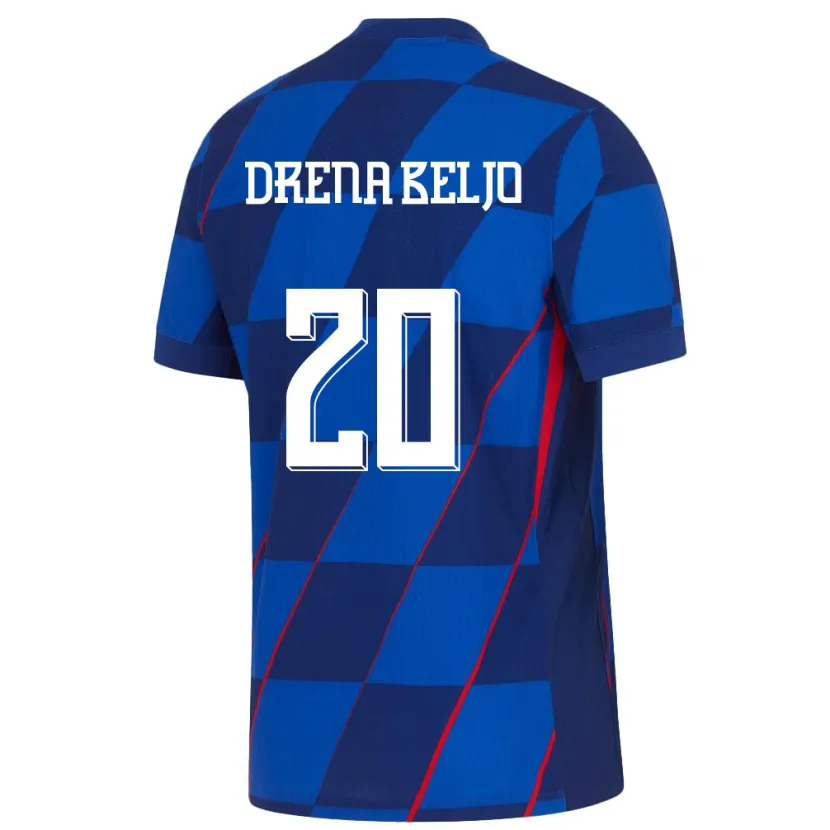 Danxen Kid Croatia Dion Drena Beljo #20 Blue Away Jersey 24-26 T-Shirt