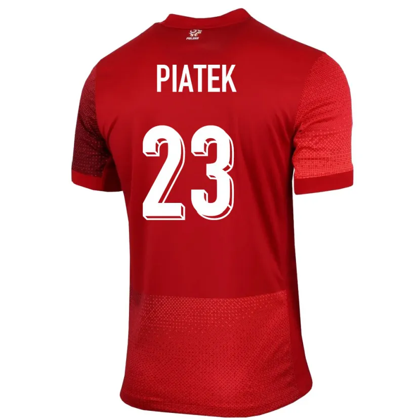 Danxen Kid Poland Krzysztof Piatek #23 Red Away Jersey 24-26 T-Shirt