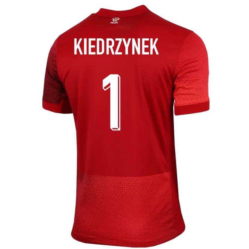 Danxen Kid Poland Katarzyna Kiedrzynek #1 Red Away Jersey 24-26 T-Shirt