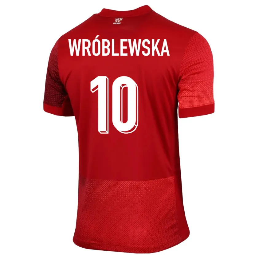 Danxen Kid Poland Joanna Wroblewska #10 Red Away Jersey 24-26 T-Shirt