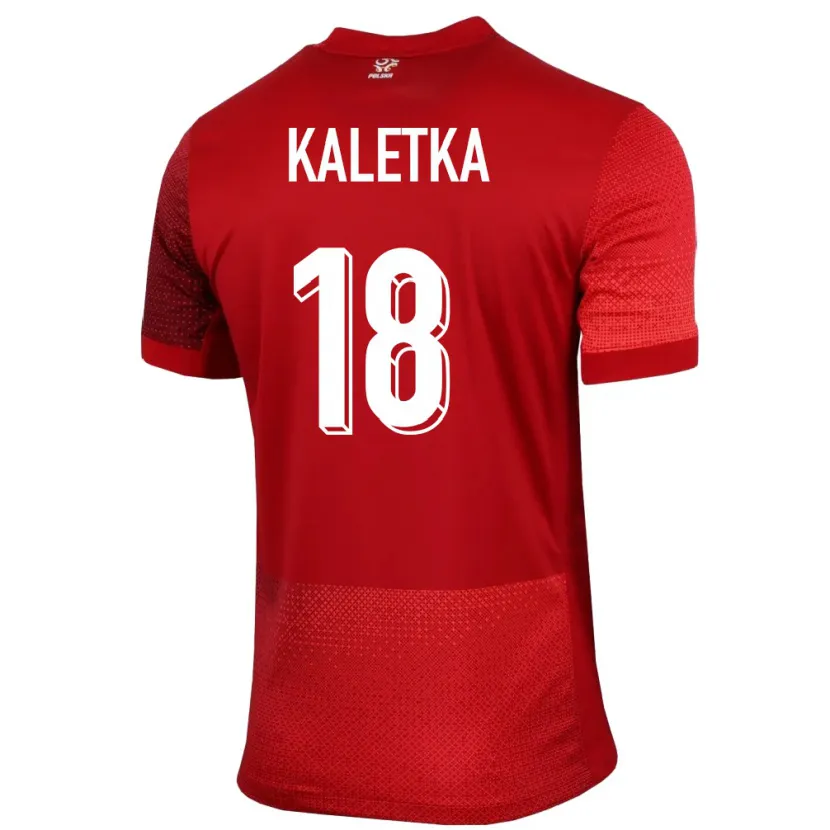 Danxen Kid Poland Nikol Kaletka #18 Red Away Jersey 24-26 T-Shirt