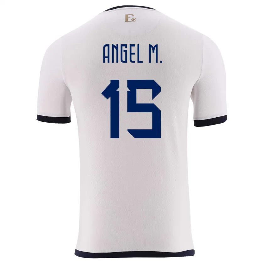 Danxen Kid Ecuador Angel Mena #15 White Away Jersey 24-26 T-Shirt