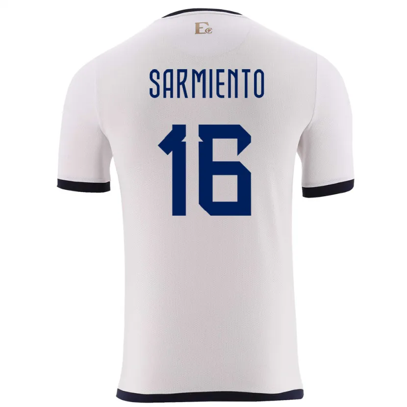 Danxen Kid Ecuador Jeremy Sarmiento #16 White Away Jersey 24-26 T-Shirt