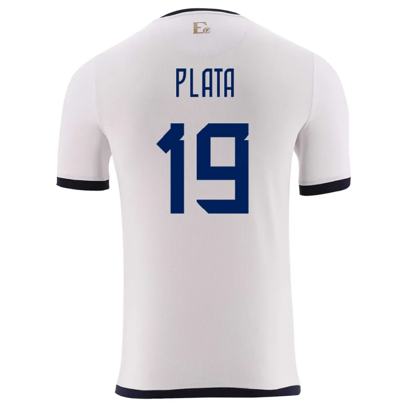 Danxen Kid Ecuador Gonzalo Plata #19 White Away Jersey 24-26 T-Shirt