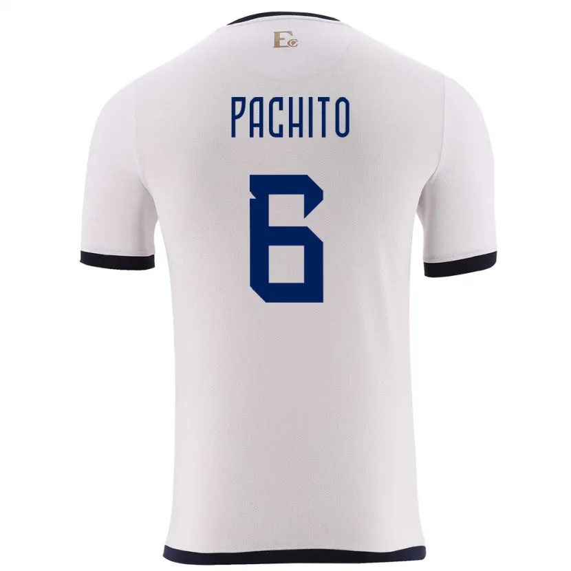 Danxen Kid Ecuador Angelica Pachito #6 White Away Jersey 24-26 T-Shirt