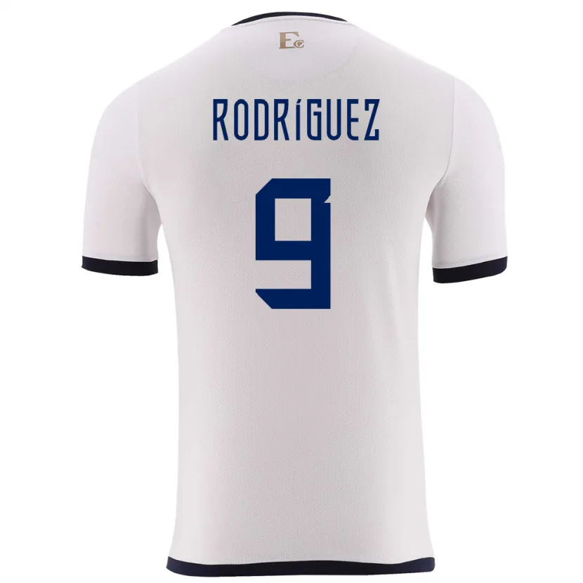 Danxen Kid Ecuador Ingrid Rodriguez #9 White Away Jersey 24-26 T-Shirt