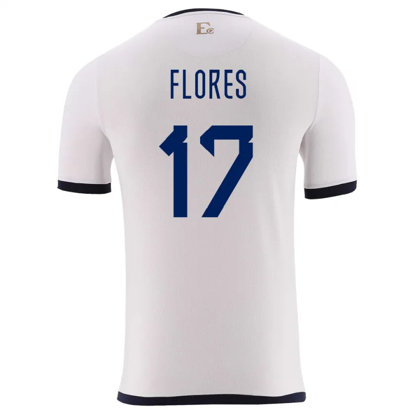 Danxen Kid Ecuador Karen Flores #17 White Away Jersey 24-26 T-Shirt