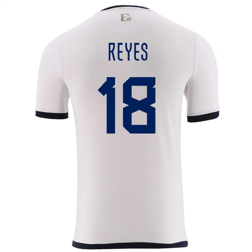 Danxen Kid Ecuador Ashley Reyes #18 White Away Jersey 24-26 T-Shirt