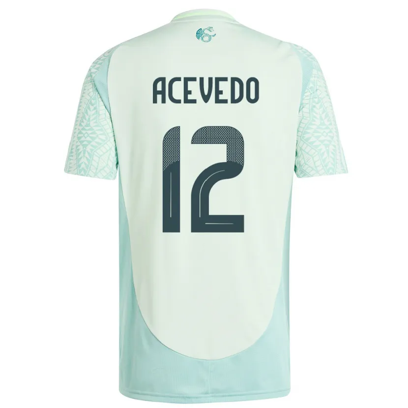 Danxen Kid Mexico Carlos Acevedo #12 Linen Green Away Jersey 24-26 T-Shirt