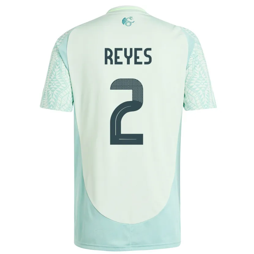 Danxen Kid Mexico Luis Reyes #2 Linen Green Away Jersey 24-26 T-Shirt