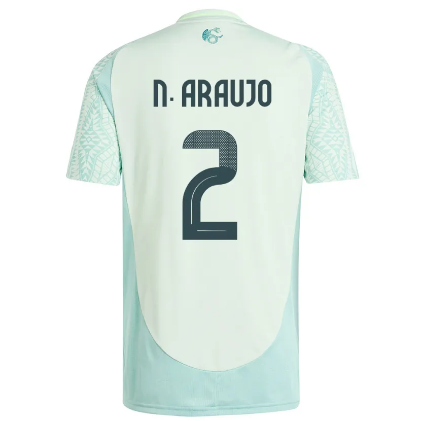 Danxen Kid Mexico Nestor Araujo #2 Linen Green Away Jersey 24-26 T-Shirt