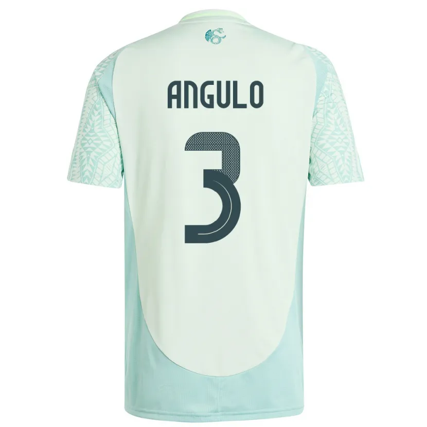 Danxen Kid Mexico Jesus Angulo #3 Linen Green Away Jersey 24-26 T-Shirt