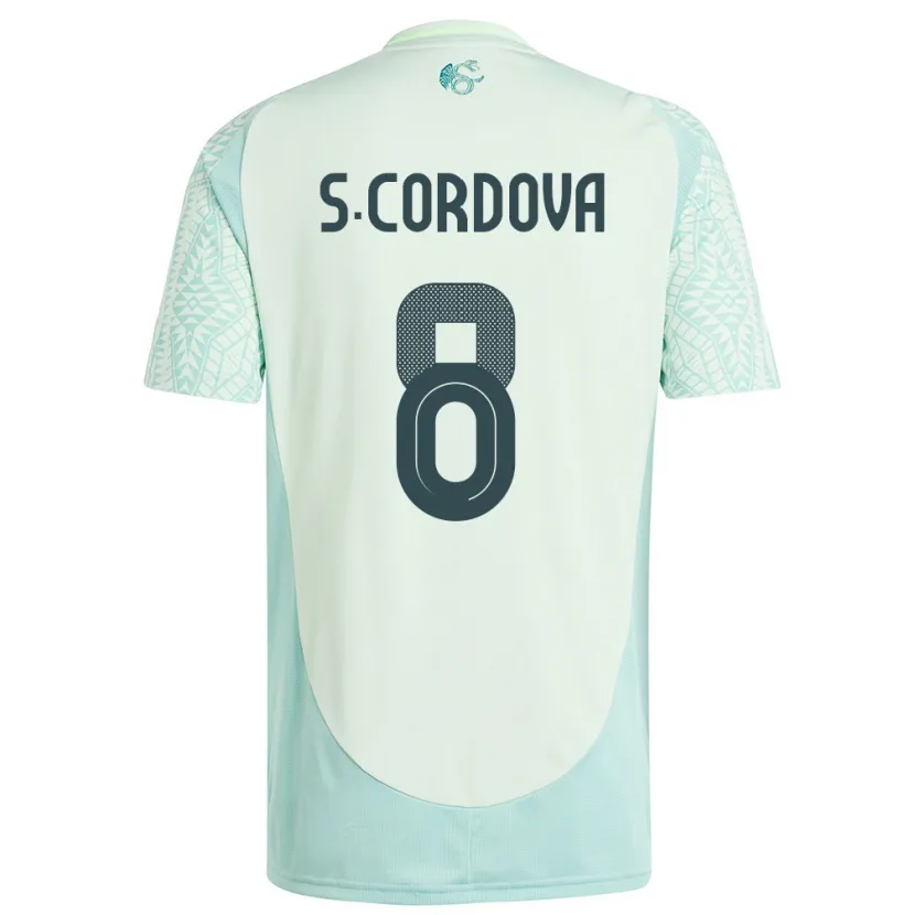 Danxen Kid Mexico Sebastian Cordova #8 Linen Green Away Jersey 24-26 T-Shirt