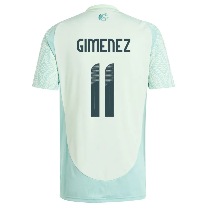 Danxen Kid Mexico Santiago Gimenez #11 Linen Green Away Jersey 24-26 T-Shirt