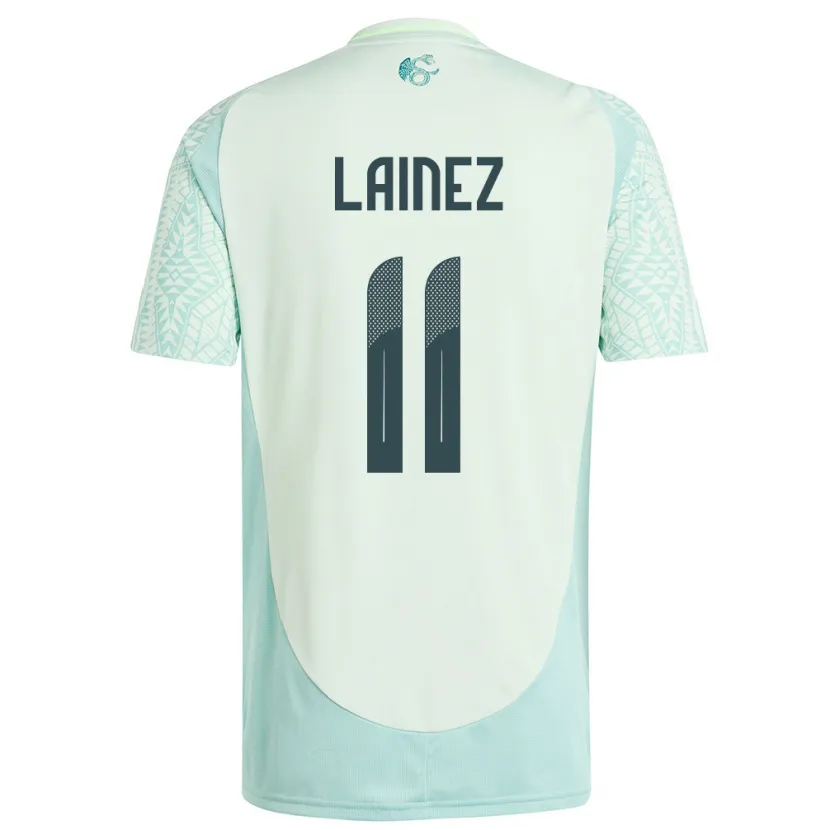 Danxen Kid Mexico Diego Lainez #11 Linen Green Away Jersey 24-26 T-Shirt