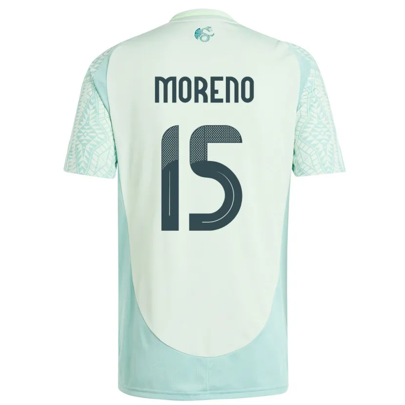 Danxen Kid Mexico Hector Moreno #15 Linen Green Away Jersey 24-26 T-Shirt