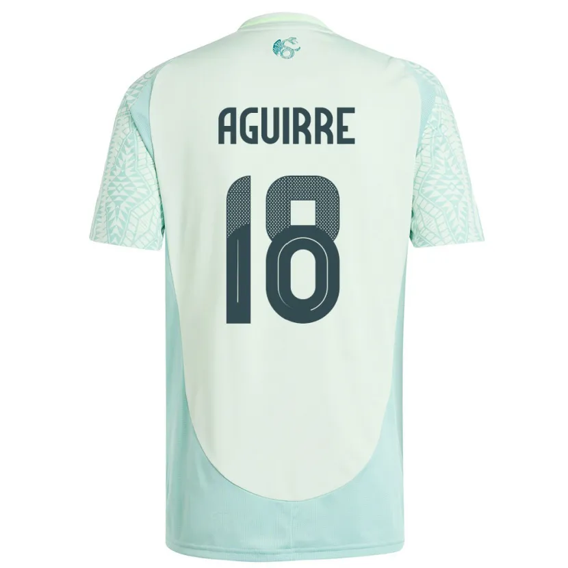 Danxen Kid Mexico Eduardo Aguirre #18 Linen Green Away Jersey 24-26 T-Shirt