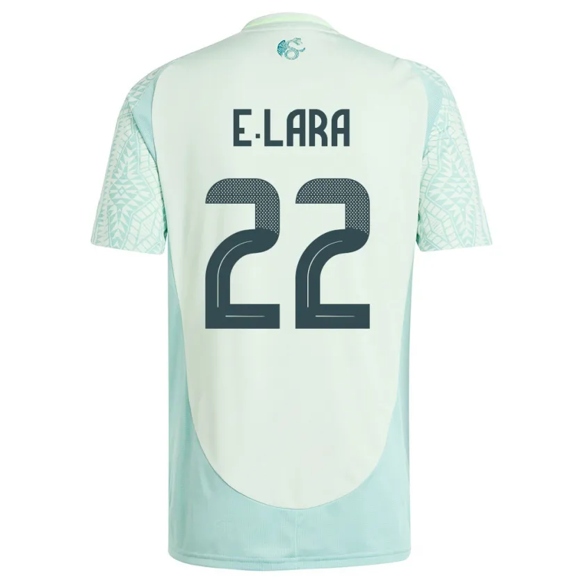 Danxen Kid Mexico Emilio Lara #22 Linen Green Away Jersey 24-26 T-Shirt