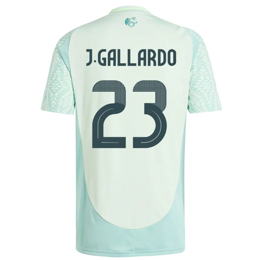 Danxen Kid Mexico Jesus Gallardo #23 Linen Green Away Jersey 24-26 T-Shirt