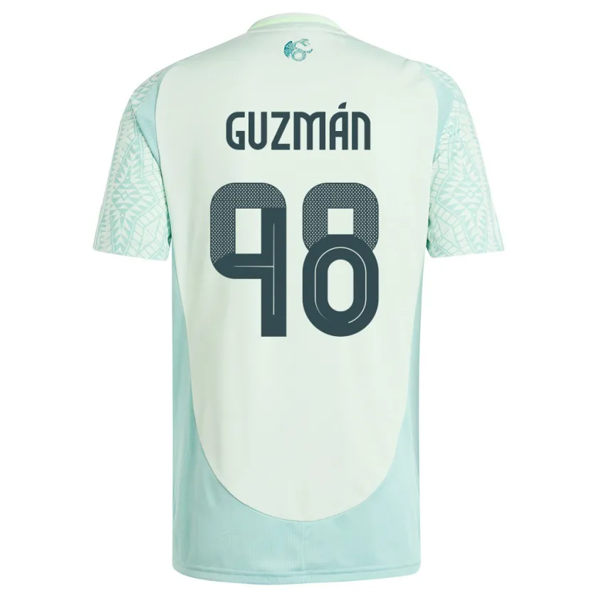 Danxen Kid Mexico Kinberly Guzman #98 Linen Green Away Jersey 24-26 T-Shirt